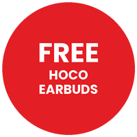 Free HOCO earbuds label